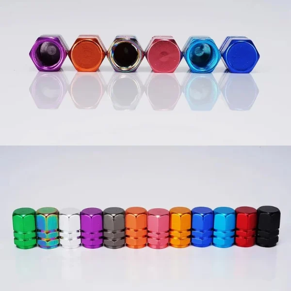 4/8pcs Aluminum Alloy Car Wheel Tire Valve Caps Tyre Rim Stem Covers Car
