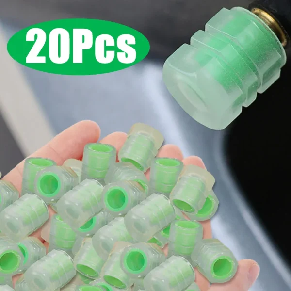 Car Tire Valve Caps Motorcycle Bike Glowing Decor Wheel Nozzles Tyre Cap Car