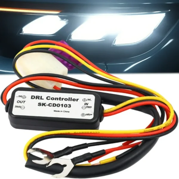 Multi Functional DRL Controller for Car LED Daytime Running Light Auto Automatic ON/OFF